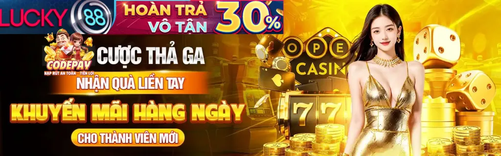 Hoàn trả hàng tuần cho slot game ga65 game